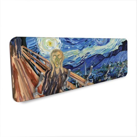 The Scream at The Starry Night