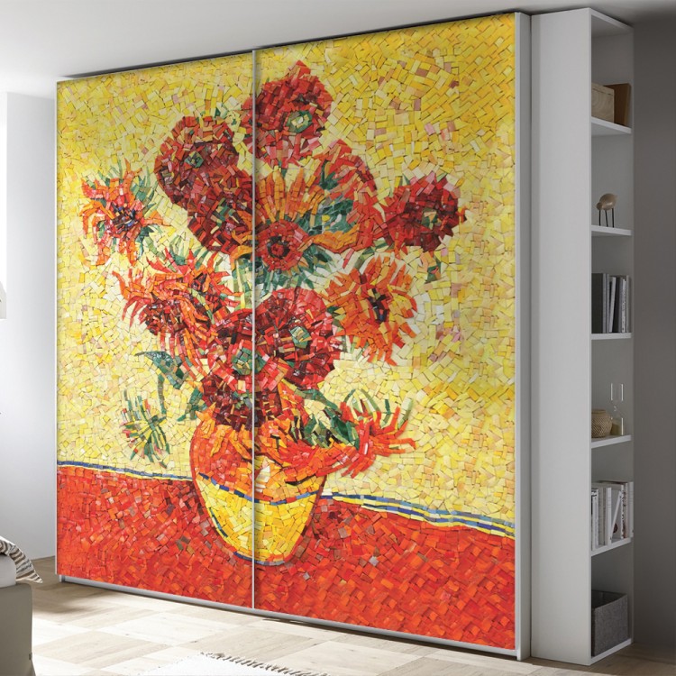 Αυτοκόλλητο Ντουλάπας Sunflowers, 1888