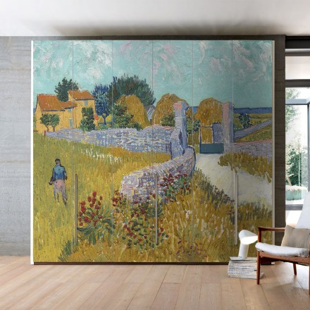 Farmhouse in Provence Αυτοκόλλητο Ντουλάπας