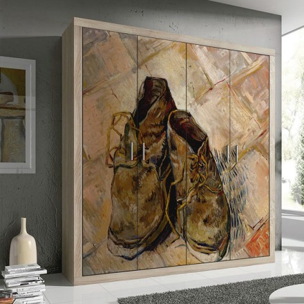 Shoes, 1888 Αυτοκόλλητο Ντουλάπας