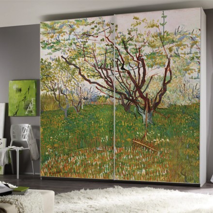 The Flowering Orchard, 1888 Αυτοκόλλητο Ντουλάπας