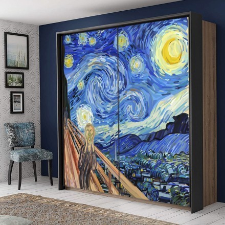 The Scream at The Starry Night