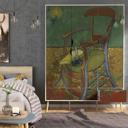 De stoel van Gauguin Αυτοκόλλητο Ντουλάπας