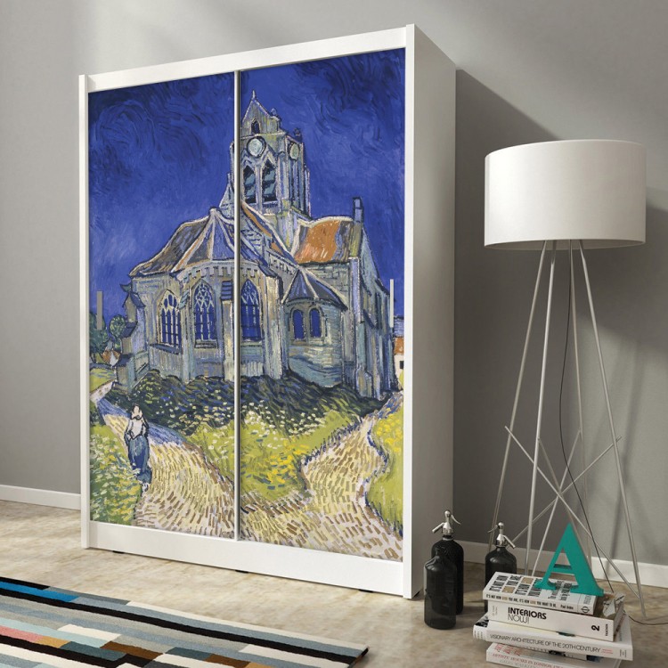 Αυτοκόλλητο Ντουλάπας The Church at Auvers