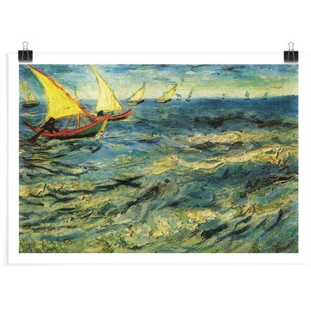 The sea at Sainte-Marie, 1888 Πόστερ