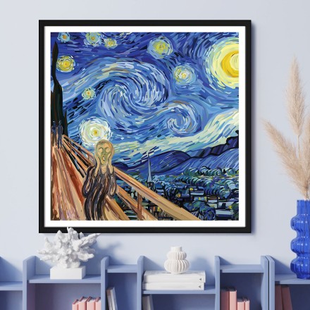 The Scream at The Starry Night (3)