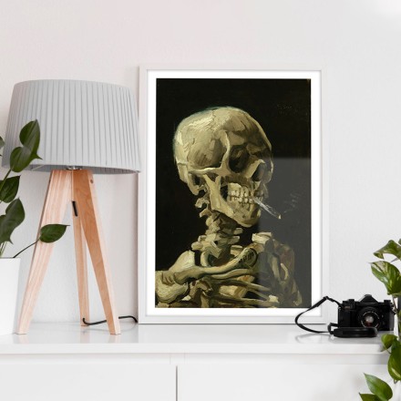 Skull of a Skeleton with Burning Cigarette, 1885–86