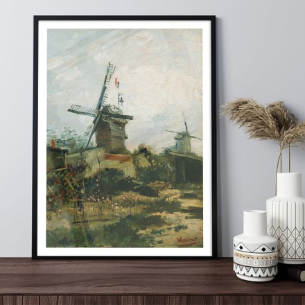 Windmills on Montmartre Oil Paint