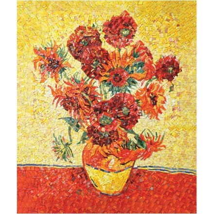 Colorful sunflowers (1)