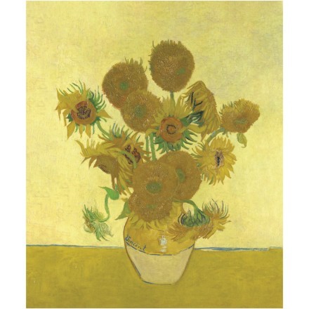 Still Life - Vase with Fifteen Sunflowers