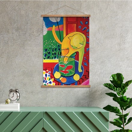 Matisse's cat and goldfish Μαγνητικός Πίνακας