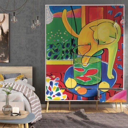 Matisse's cat and goldfish
