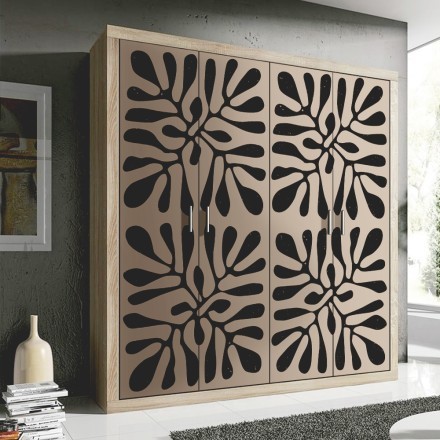 Cut-outs Black Αυτοκόλλητο Ντουλάπας
