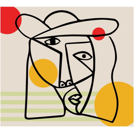 Αφηρημένο line face