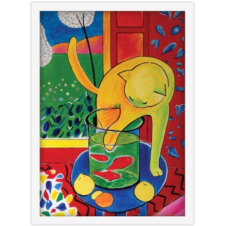 Matisse's cat and goldfish