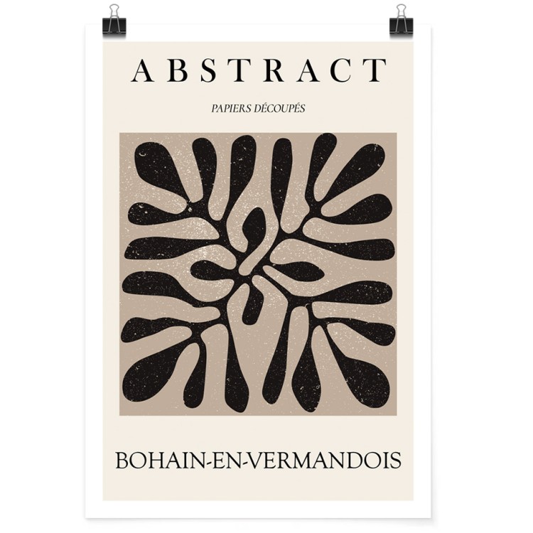 Πόστερ Abstract papiers decoupes