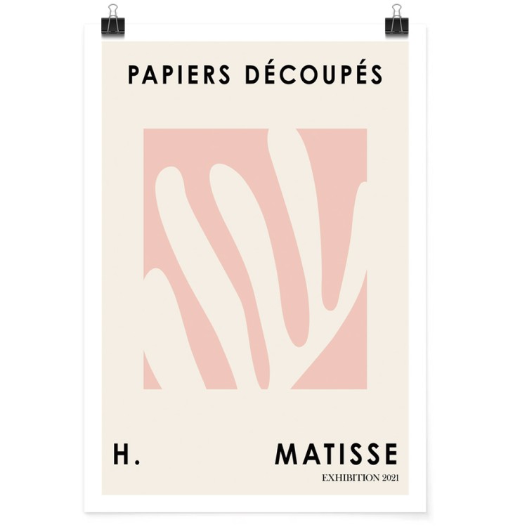 Πόστερ Papiers decoupes pink