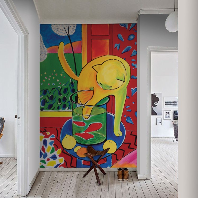 Ταπετσαρία Τοίχου Friday Art Cat
