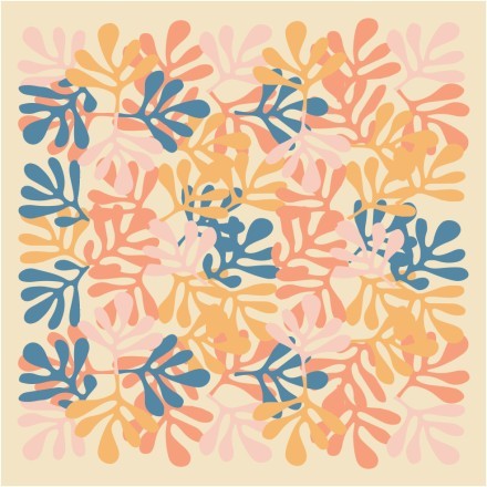 Colorful Papier Decoupe Flower