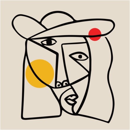 Abstract line face (1)