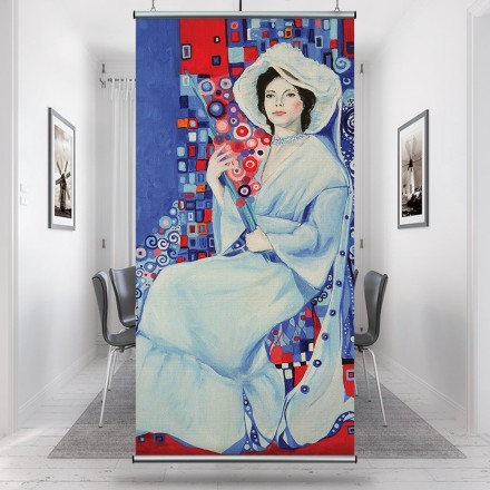 Woman in a white dress (5) Διαχωριστικό Panel
