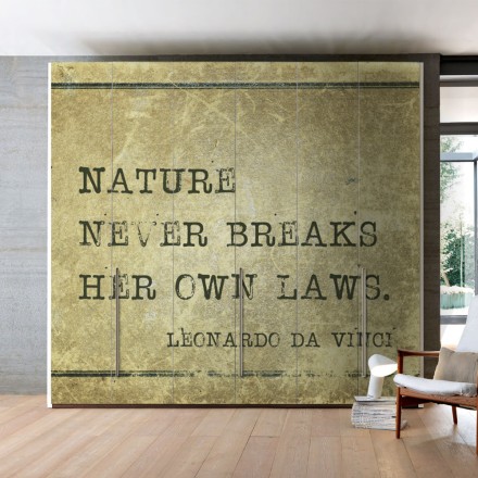 Nature never breaks her own laws (2)