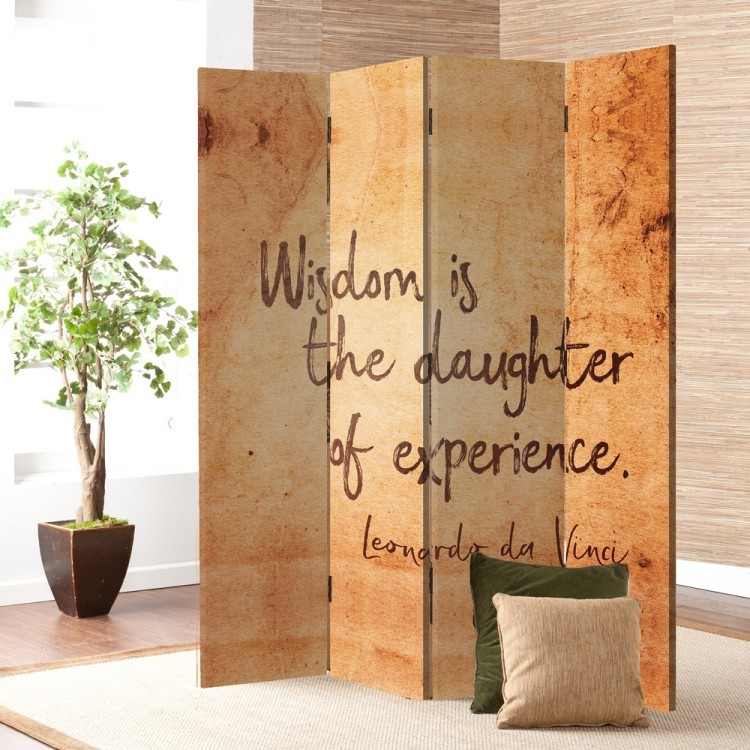 Παραβάν Wisdom is the daughter of experience