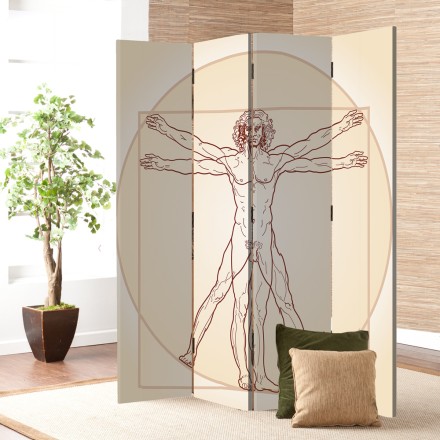 The Vitruvian man Παραβάν