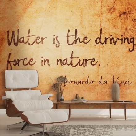 Water is the driving force in nature Ταπετσαρία Τοίχου