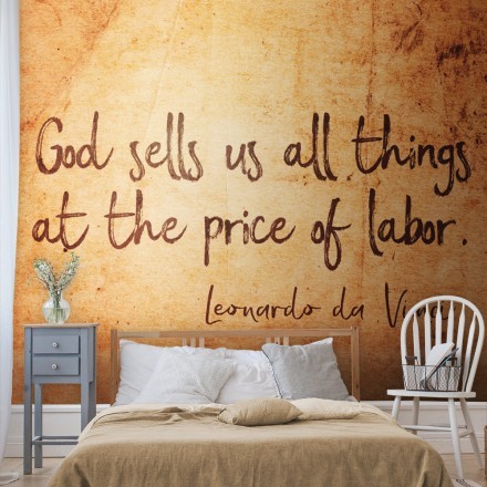 God sells us all things at the price of labor 