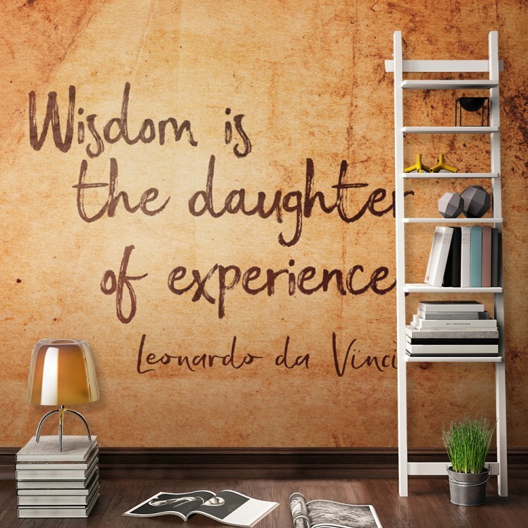 Ταπετσαρία Τοίχου Wisdom is the daughter of experience