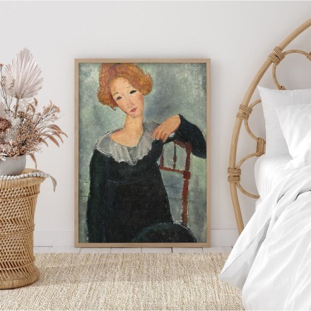 Woman with Red Hair Πίνακας σε Καμβά