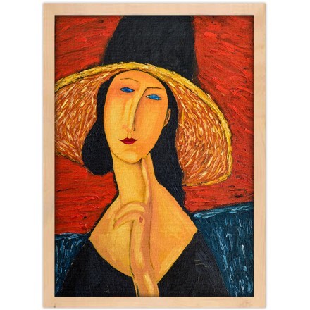  Portrait of a woman in a hat 