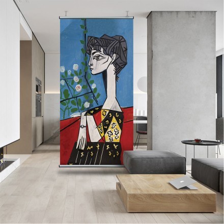 Jacqueline with flowers (3) Διαχωριστικό Panel