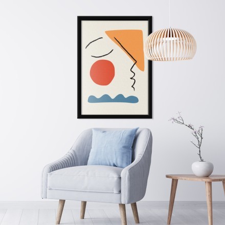 Aesthetic Modern Art Πίνακας σε Καμβά