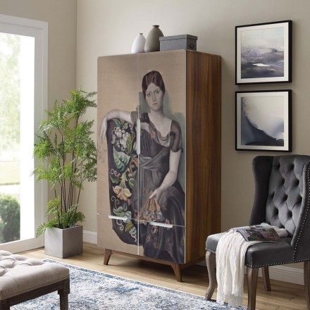 Portrait d'Olga dans un fauteuil
