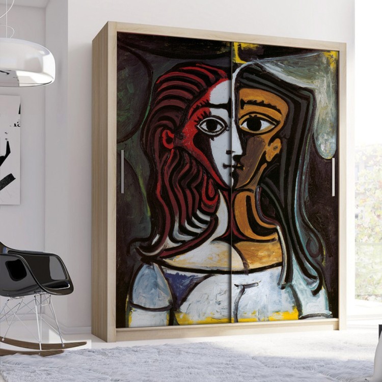 Αυτοκόλλητο Ντουλάπας Picasso/two-face