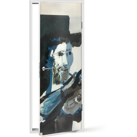 Le peintre (1) Αυτοκόλλητο Πόρτας