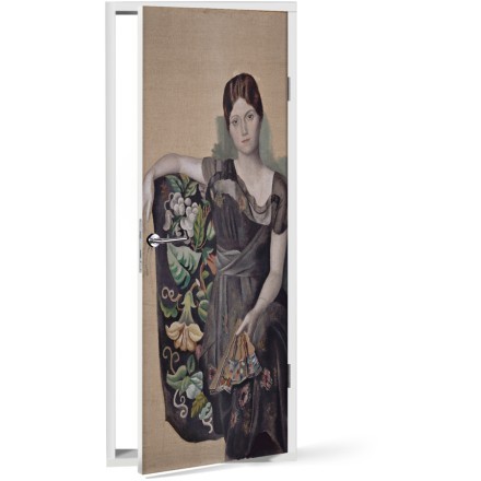 Portrait of Olga in an Armchair (2) Αυτοκόλλητο Πόρτας