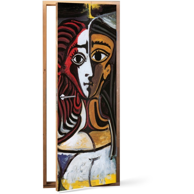 Αυτοκόλλητο Πόρτας Picasso/two-face
