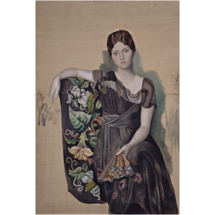 Portrait of Olga in an Armchair, 1917-1918