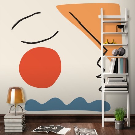 Aesthetic Abstract Art Ταπετσαρία Τοίχου