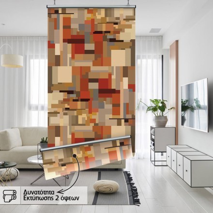 Abstract pastel mosaic pattern, panel