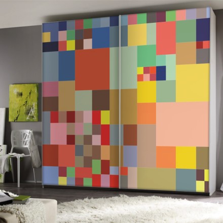 Abstract mosaic pattern