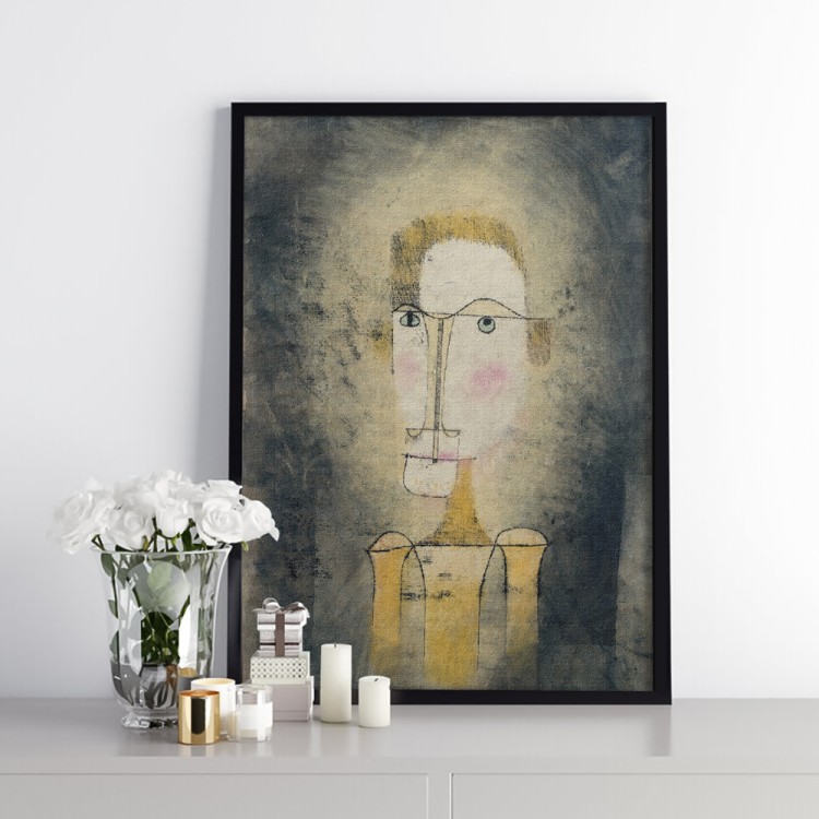 Πίνακας σε Καμβά Portrait of a Yellow Man, Watercolor