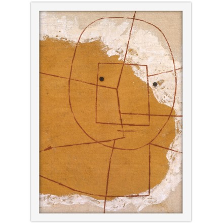 One Who Understands (Oil and gypsum on canvas)