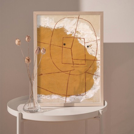 One Who Understands (Oil and gypsum on canvas) Πίνακας σε Καμβά