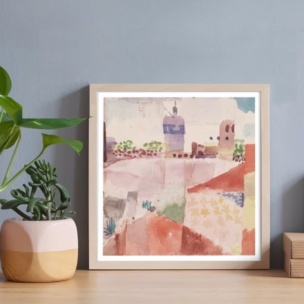 Hammamet with Mosque, Poster