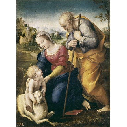 The Holy Family with the Lamb