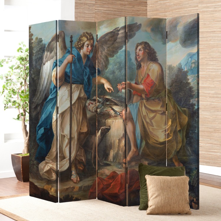 Παραβάν Painting of Tobias and archangel Raphael in church Chiesa di San Benedetto (2)
